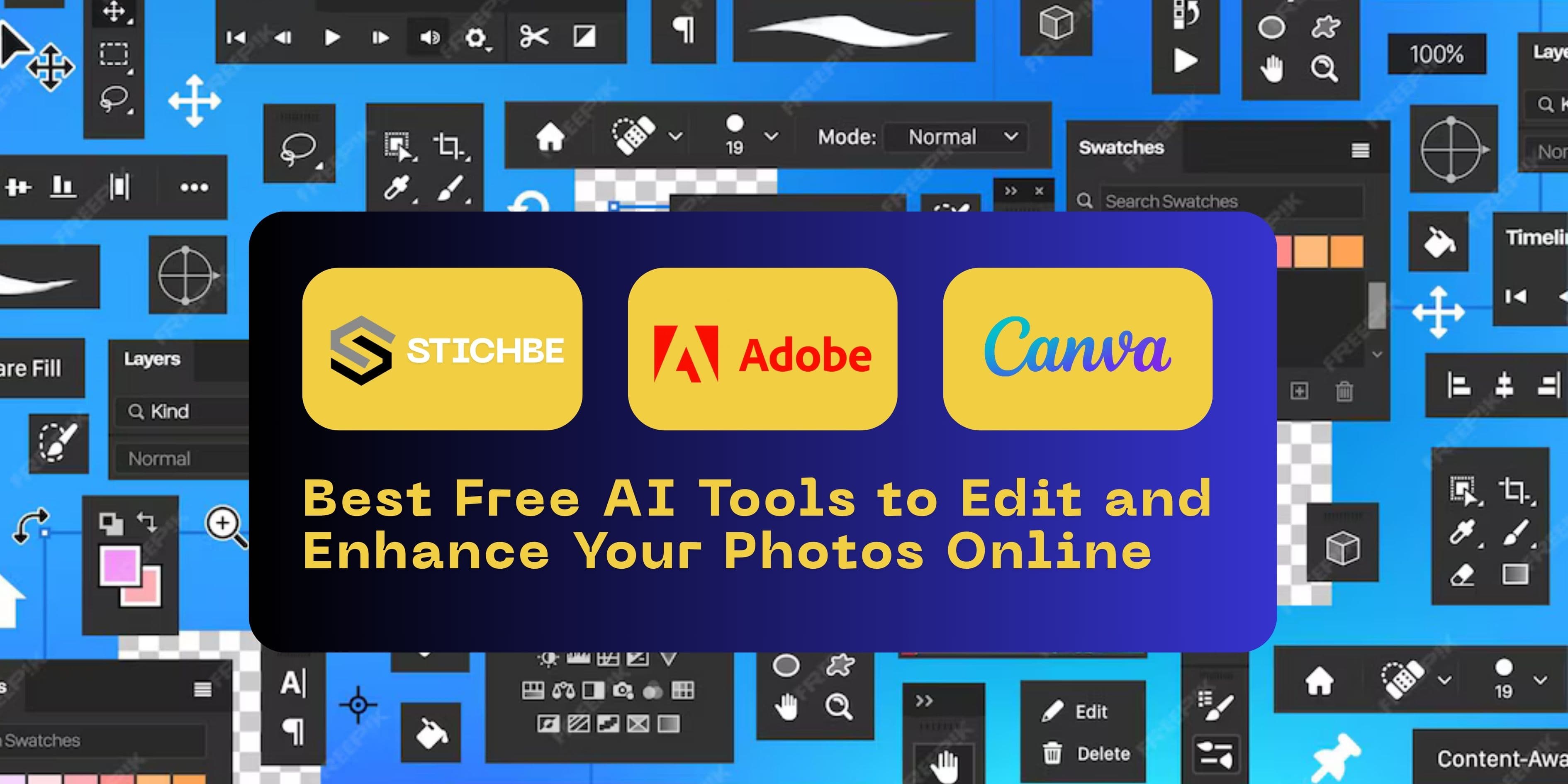 Best Free AI Tools to Edit and Enhance Your Photos Online